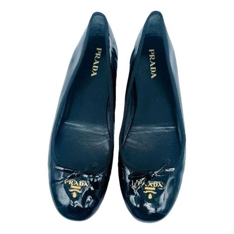 ebay prada patent leather flats